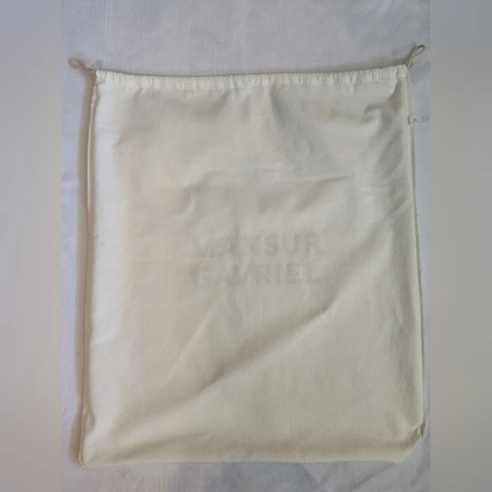 MANSUR GAVRIEL Authentic Cotton Dust Bag Italy Made Drawstring Storage - Picture 4 of 6